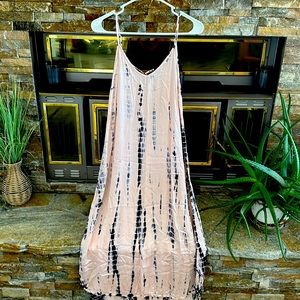 Mud pie pink tie dye summer dress or swimwear cover up!